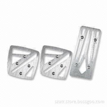 Non-slip Car Pedals in New Style, Made of Steel or Plastics